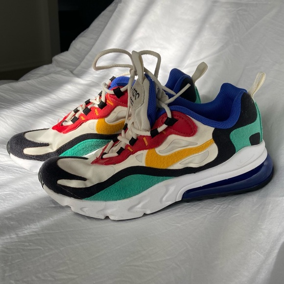 Nike Air Max 270 React Phantom Multi Color GS - Picture 7 of 8